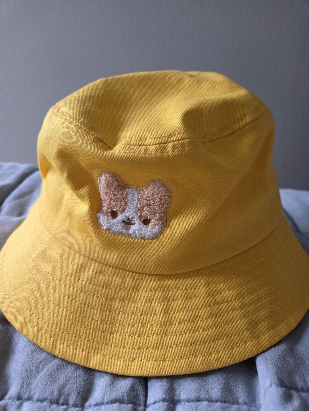 Thousand Skies Embroidered Bucket Hat - Corgi